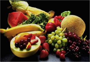 A selection of healthy fruit